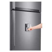 LG 438L LINEAR Top Freezer with Door Mounted Auto Ice Maker, GL-T502HLCL, thumbnail 4