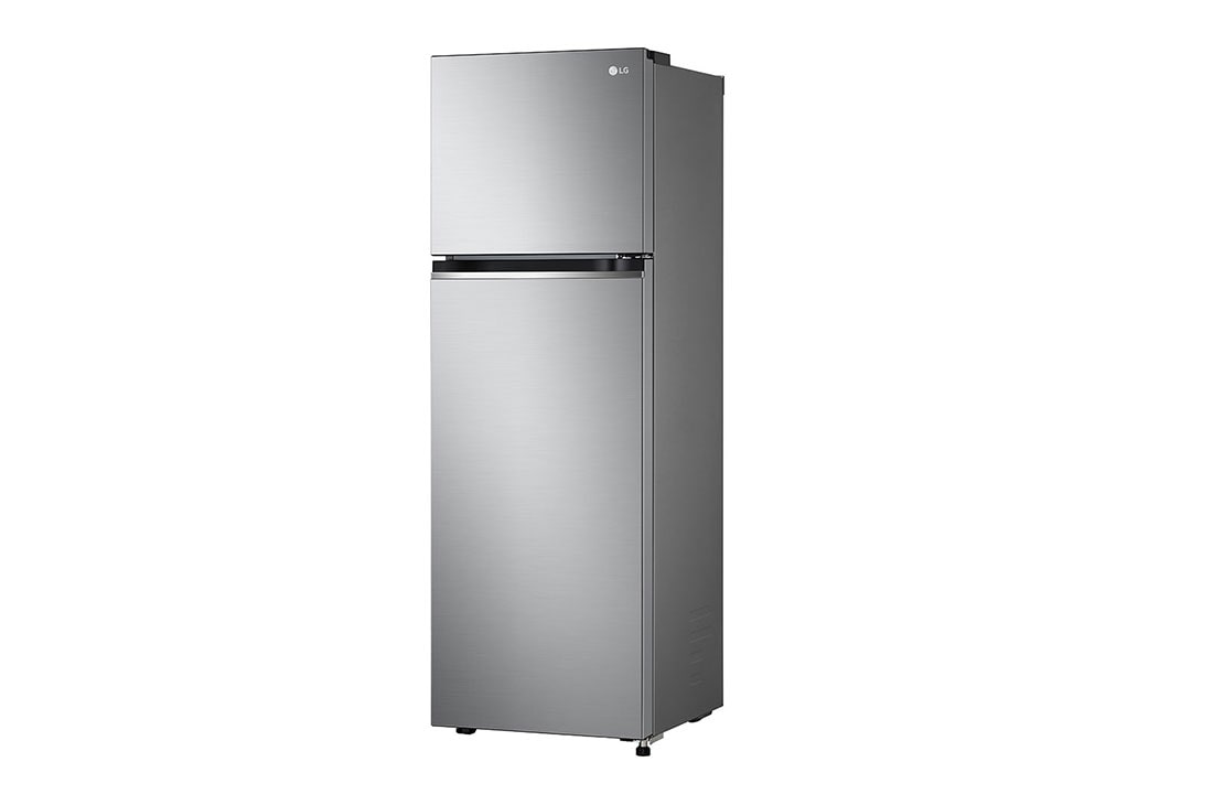 LG 285L Top Freezer Fridge in Platinum Silver, Cool pac, Right view, GL-B262PQKB, thumbnail 8