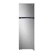 LG 285L Top Freezer Fridge in Platinum Silver, Cool pac, Front view, GL-B262PQKB, thumbnail 1