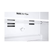 LG 285L Top Freezer Fridge in Platinum Silver, Cool pac, freezer view , GL-B262PQKB, thumbnail 6