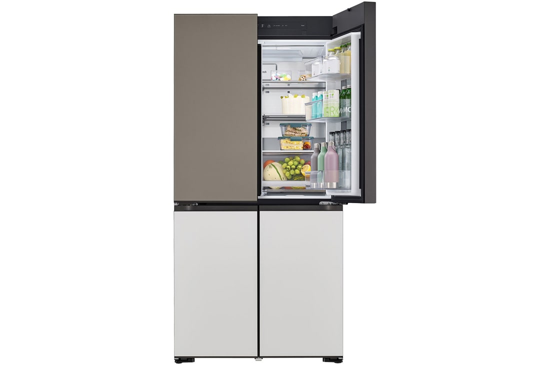 LG 671L , French Door, MoodUP® Refrigerators, Objet Collection, 3 Star, Right_On_Food, GR-A24FDMMB, thumbnail 7