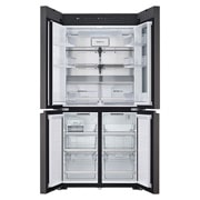 LG 671L , French Door, MoodUP® Refrigerators, Objet Collection, 3 Star, door open without food , GR-A24FDMMB, thumbnail 10
