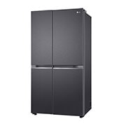 LG 674L Side-by-Side Refrigerator with Multi Air Flow, Multi Digital Sensors, Smart Diagnosis™, Matte Black Finish, 3-Star, LeftSideOpen Food, GC-B257KQJW, thumbnail 11