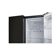 LG 674L Side-by-Side Refrigerator with Hygiene Fresh+™, DoorCooling+™, Smart Diagnosis™, Ebony Sheen Finish, 3-Star, top freezer, GC-B257SGWL, thumbnail 6