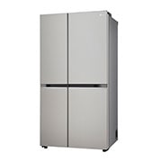 LG 674L Side-by-Side Refrigerator with Hygiene Fresh+™, DoorCooling+™, Smart Diagnosis™, Urban Steel Finish, 3-Star, left side, GC-B257KLJW, thumbnail 10
