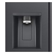 LG 674L Side-by-Side Fridge with UVnano® Water Dispenser in Matte Black Finish, GC-L257KLKW, thumbnail 8