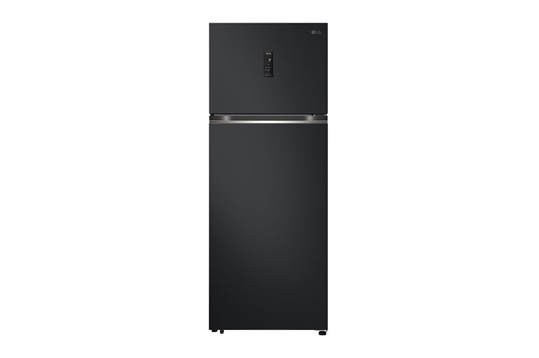LG 473L Top Freezer Fridge in Essence Matt Black | Auto ice maker, GN-F452PFAQ