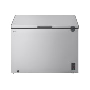 LG 398L Chest Freezer Silver, LG chest freezer half front view, GCFB405BQCF, thumbnail 2