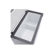 LG 398L Chest Freezer Silver, LG chest freezer inside space view, GCFB405BQCF, thumbnail 5