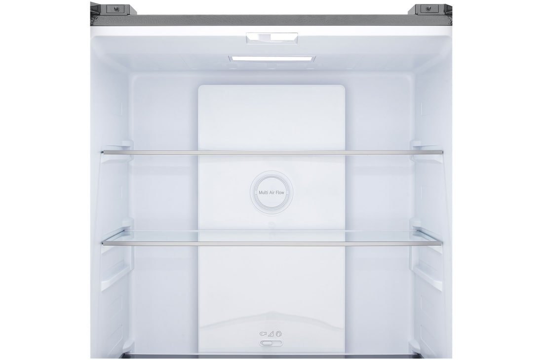 LG 400L Multi-Door Refrigerator prime silver, lg multi door refrigerator back view, GCFB41FPLAM, thumbnail 11