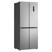LG 400L Multi-Door Refrigerator prime silver, lg multi door refrigerator left side view, GCFB41FPLAM, thumbnail 8