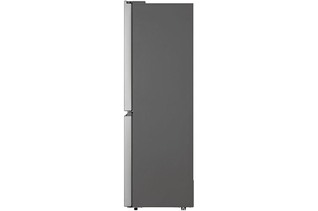 LG 400L Multi-Door Refrigerator prime silver, lg multi door refrigerator side view, GCFB41FPLAM, thumbnail 10