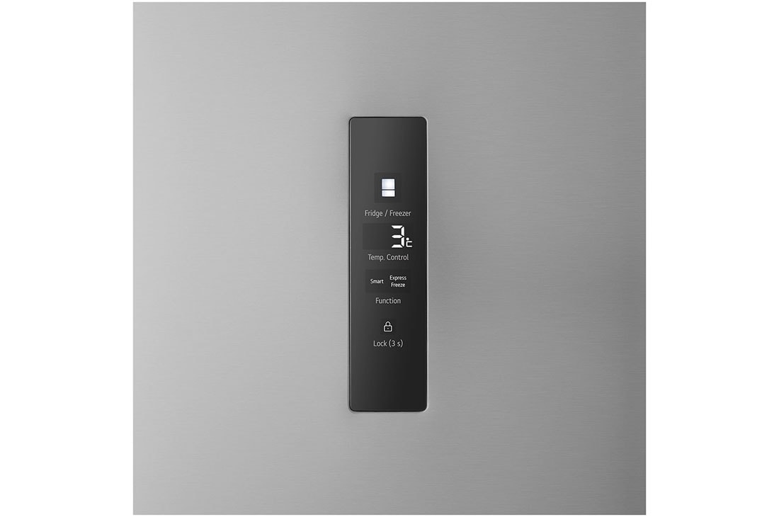 LG 400L Multi-Door Refrigerator prime silver, lg multi door refrigerator panel detail view, GCFB41FPLAM, thumbnail 7