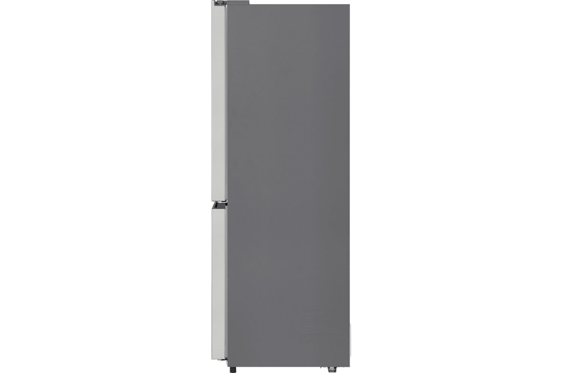 LG 502L Multi-Door Refrigerator prime silver, LG multi door refrigerator Prime Silver side profile with slim depth design, GCFB48FPLAM, thumbnail 13