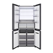 LG 512L Multi-Door Refrigerator beigeglass, lg multi door refrigerator open door view, GCFB50FPLAM, thumbnail 2