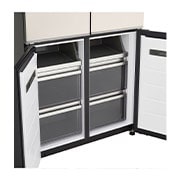 LG 512L Multi-Door Refrigerator beigeglass, lg multi door refrigerator bottom freezer view, GCFB50FPLAM, thumbnail 5