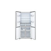 LG 512L Multi-Door Refrigerator beigeglass, lg multi door refrigerator open door view, GCFB50FPLAM, thumbnail 3