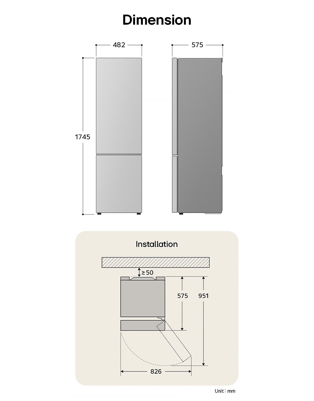 221L Bottom Freezer Refrigerator - ModelCode | LG AFRICA