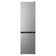 LG Bottom Freezer Refrigerator m226mpybam in Prime Silver with a sleek, minimalist front design.1