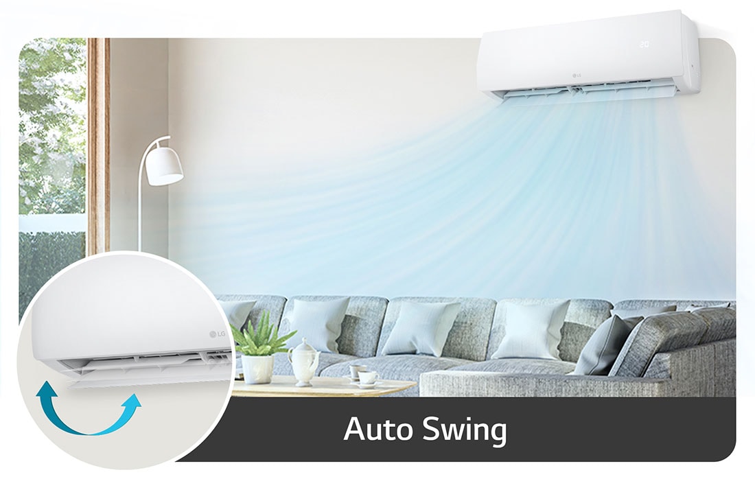 LG JETCOOL 2HP Split AC | Eco-friendly, AutoSwing, S4-C18TZCAA, thumbnail 9