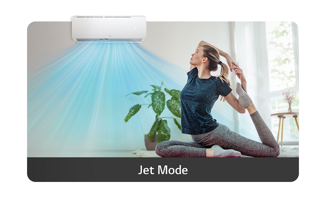 LG  LG JETCOOL 1HP Split AC | Eco-friendly, Jet Mode, s4-c09TZAAA, thumbnail 8