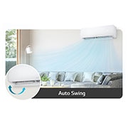 LG  LG JETCOOL 1HP Split AC | Eco-friendly, Auto Swing, s4-c09TZAAA, thumbnail 9