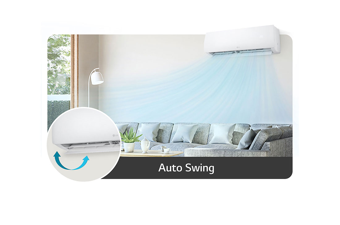 LG Jetcool 2.5HP, Auto Swing, S4-C24TZCAA, thumbnail 9