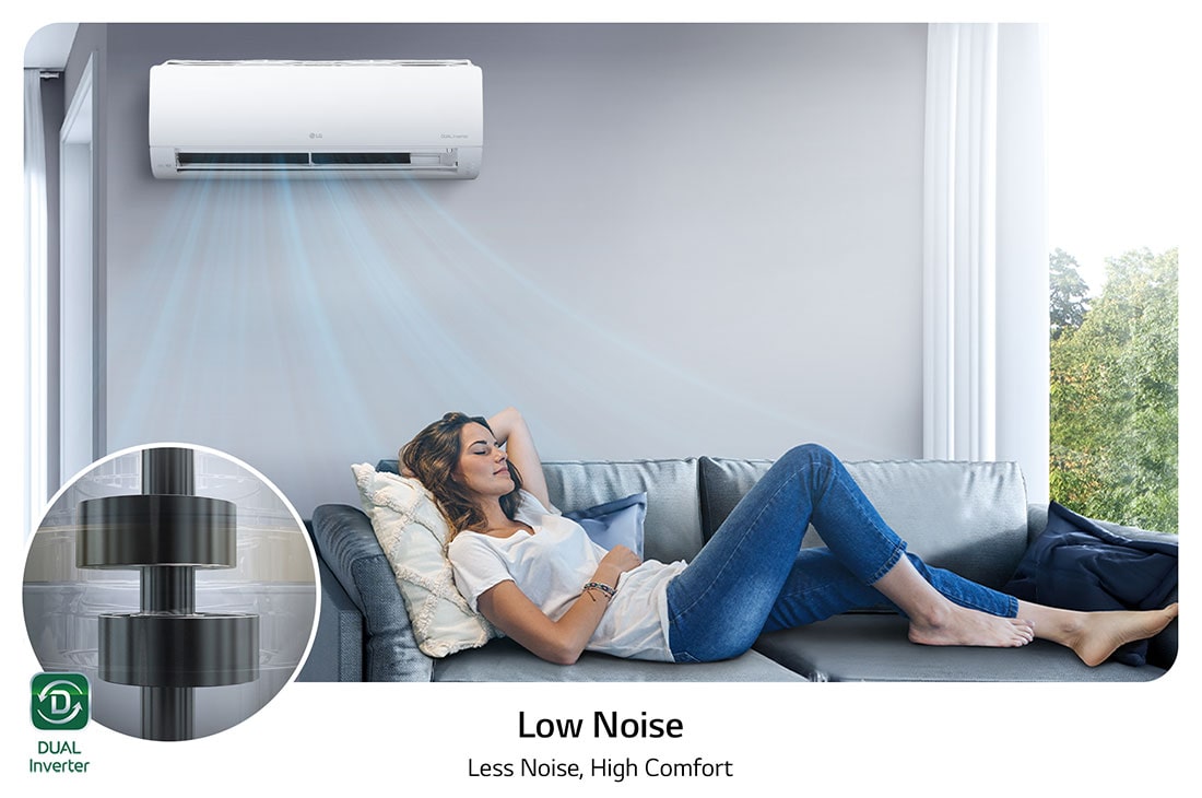 LG DUAL INVERTER AC 1.5HP, RAC_WINNER_SM_Low_Noise, S4-Q12JAQAL, thumbnail 12