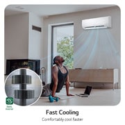 LG DUAL INVERTER AC 1.5HP, RAC_WINNER_SM_Fast_Cooling, S4-Q12JAQAL, thumbnail 11