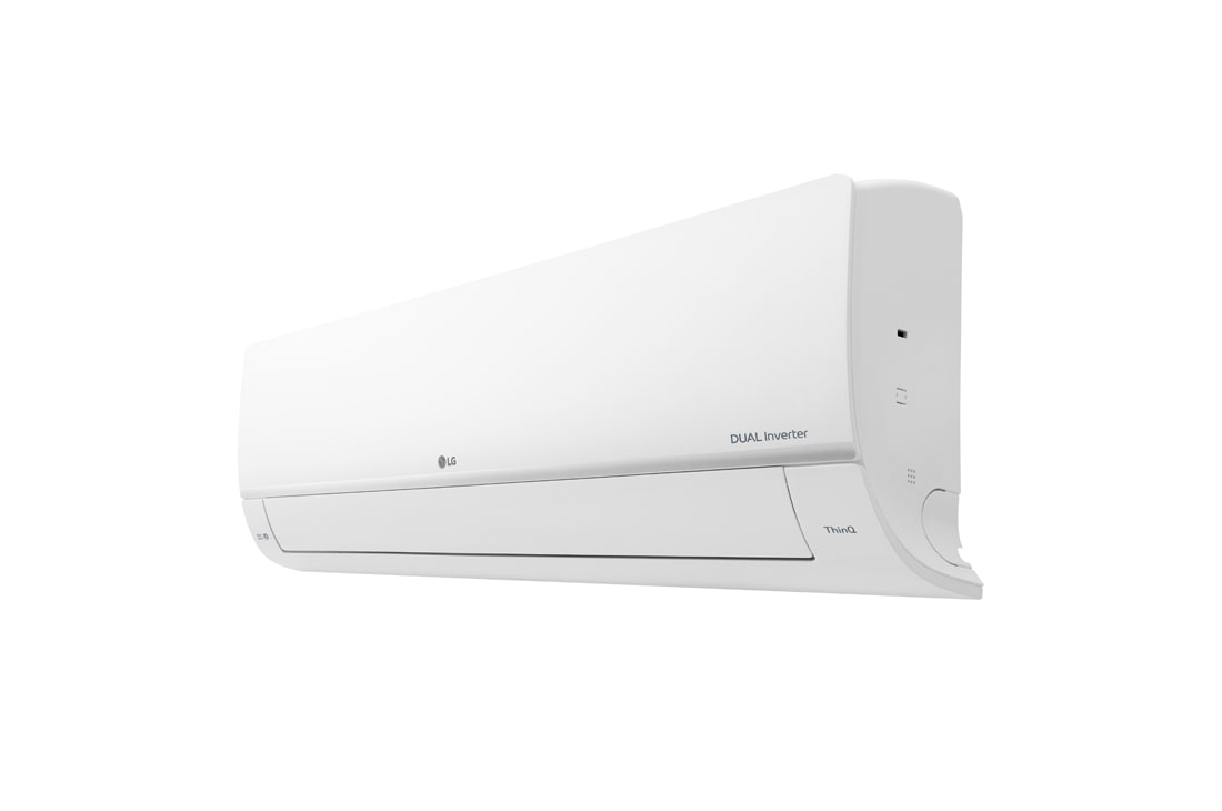 LG DUALCOOL MOSQUITO AWAY AC INVERTER 1.5HP, Far right-angle view of an air conditioner, S4-Q12JA28J, thumbnail 14