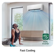 LG DUALCOOL INVERTER 1.5HP AC , FastCooling, S4-Q12JA28J, thumbnail 12