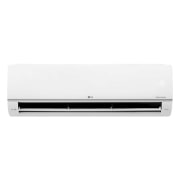 LG DUALCOOL MOSQUITO AWAY AC INVERTER 2.5HP, Front view of an air conditioner with the vane half open, S4-Q24K228E, thumbnail 2