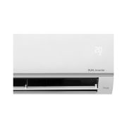 LG DUALCOOL MOSQUITO AWAY AC INVERTER 2.5HP, Close-up front view of an air conditioner focusing on the display, S4-Q24K228E, thumbnail 4