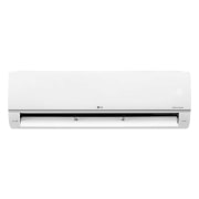 LG DUALCOOL MOSQUITO AWAY AC INVERTER 2HP, Front view of an air conditioner with the vane fully open, S4-Q18KL28E, thumbnail 3