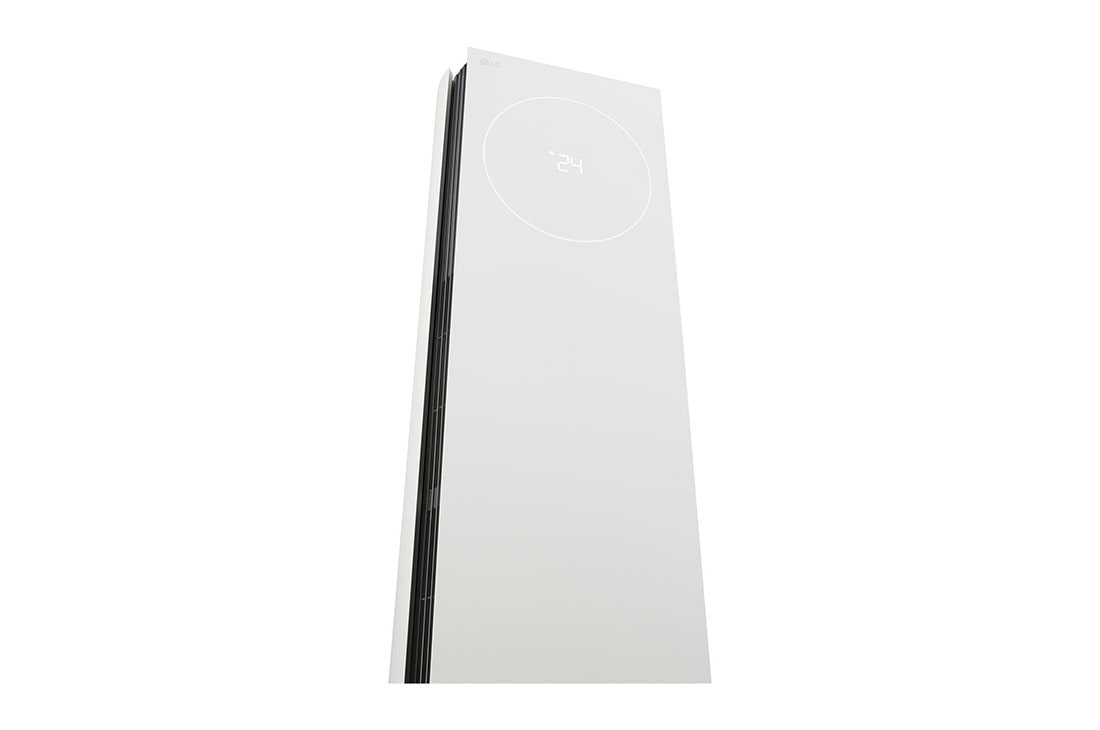 LG 2.5HP Dual Inverter Floor Standing AC - AirTower M, Left-Side Perspective Detail on, F4-Q25Q2YB0, thumbnail 7