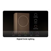 LG 2.5HP Dual Inverter Floor Standing AC - AirTower M, Digital Circle Lighting, F4-Q25Q2YB0, thumbnail 2