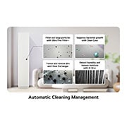 LG 2.5HP Dual Inverter Floor Standing AC - AirTower M, Automatic Cleaning Management, F4-Q25Q2YB0, thumbnail 3