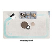 LG 2.5HP Dual Inverter Floor Standing AC - AirTower M, One way wind, F4-Q25Q2YB0, thumbnail 4