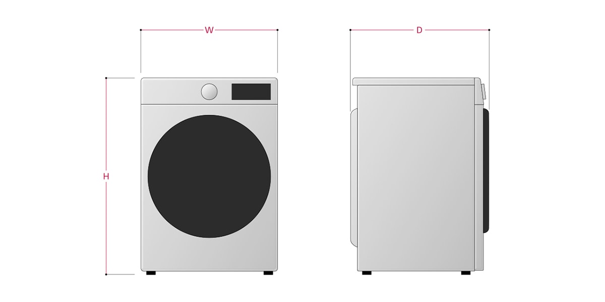 LG 7.5KG Front Load Washing Machine FH2J3QDNP0