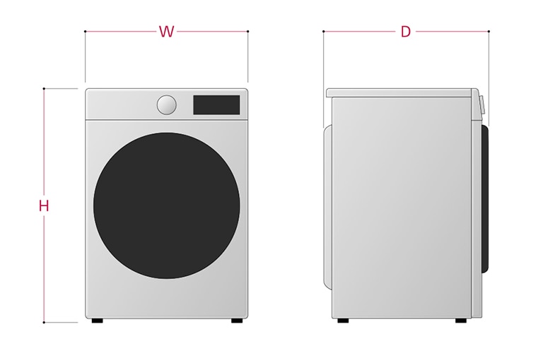 LG Front Load (Wash Only) Washine Machine 7kg - FH2J3QDNP0