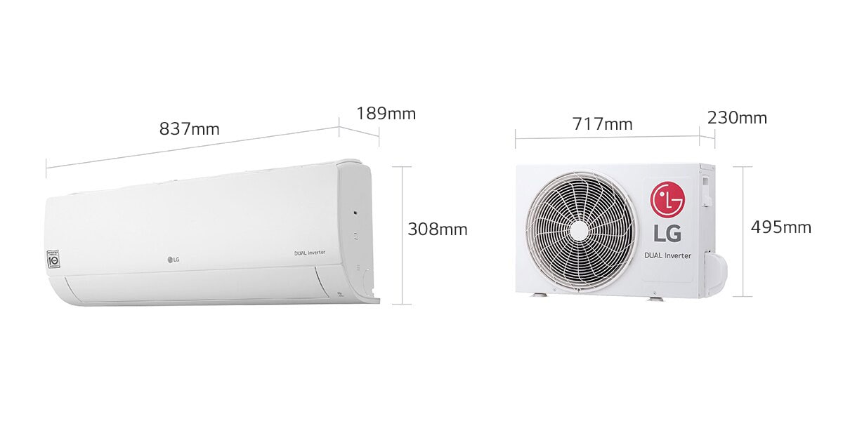 LG 1.5HP DUALCOOL Inverter Air conditioner