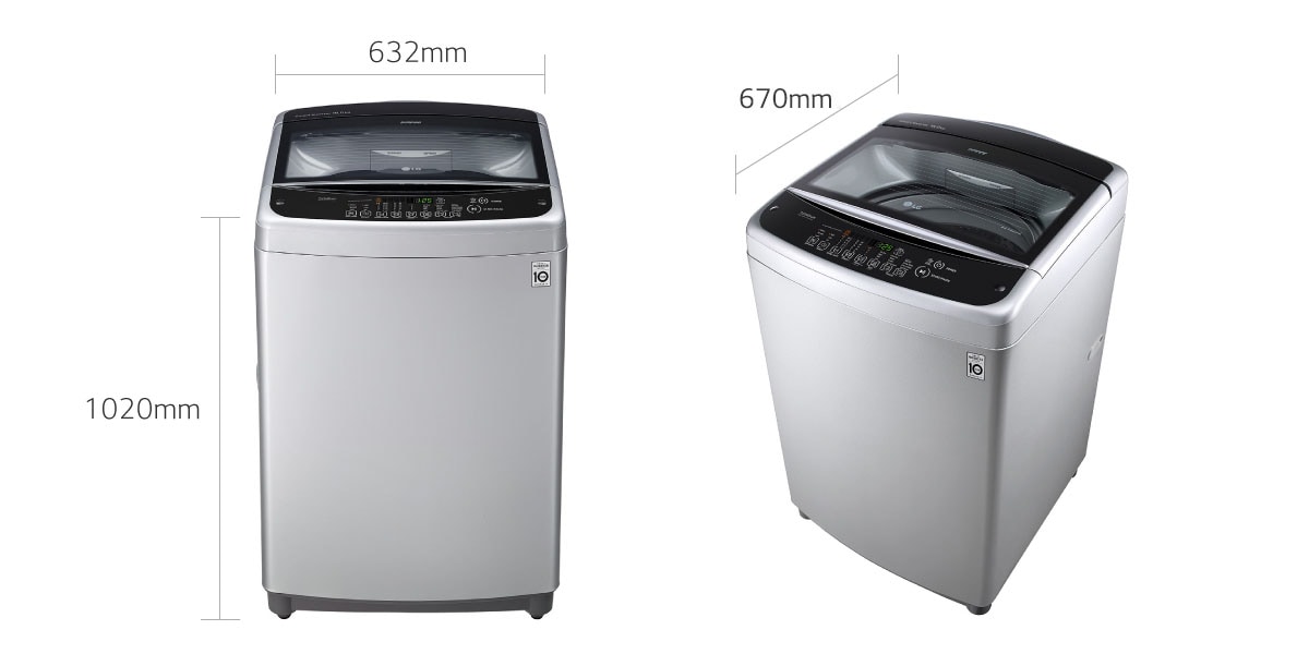LG 16Kg Washing Machine Silver T1666NEFTS 