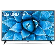 LG UHD 4K TV 50 Inch UN73 Series, 4K Active HDR WebOS Smart AI ThinQ, front view with infill image, 50UN7340PVC, thumbnail 2