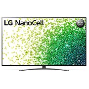 LG NanoCell TV 65 Inch NANO86 Series Cinema Screen Design 4K Cinema HDR webOS Smart with ThinQ AI Local Dimming, A front view of the LG NanoCell TV, 65NANO86VPA, thumbnail 2