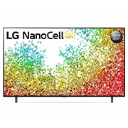 LG NanoCell TV 75 pouces Série NANO85 Conception d'écran de cinéma 4K Cinema HDR webOS Smart avec gradation locale ThinQ AI, A front view of the LG NanoCell TV, 75NANO85VPA, thumbnail 2