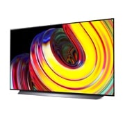 LG OLED TV 55 Inch CS Series, Cinema Screen Design 4K Cinema HDR WebOS Smart AI ThinQ Pixel Dimming, Slightly-angled side view , OLED55CS6LA, thumbnail 2