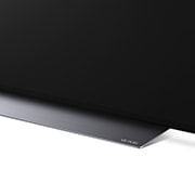 LG OLED TV 55 Inch CS Series, Cinema Screen Design 4K Cinema HDR WebOS Smart AI ThinQ Pixel Dimming, Side close up view of the base   , OLED55CS6LA, thumbnail 8