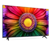 LG, UHD 4K TV, 70 inch UR80 series, WebOS Smart AI ThinQ, Magic Remote, AI Sound Pro (5.1.2ch), 2023 New, close-up view of pole, 70UR80006LJ, thumbnail 6