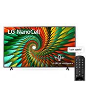 LG, Nanocell TV, 65 inch NANO77R series, WebOS Smart AI ThinQ, Magic Remote, AI Sound Pro (5.1.2ch), 2023 New, A front view of the LG NanoCell TV, 65NANO776RA, thumbnail 1