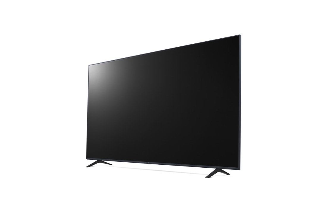 LG, UHD 4K TV, 75 inch UR80 series, WebOS Smart AI ThinQ, Magic Remote, AI Sound Pro (5.1.2ch), 2023 New, 30 degree side view, 75UR80006LJ, thumbnail 4